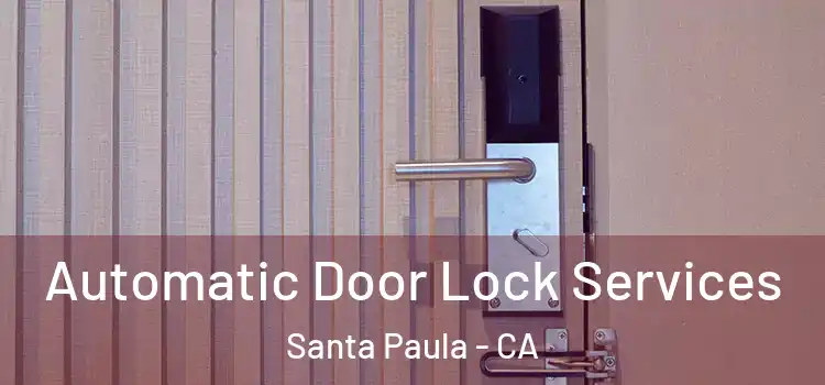 Automatic Door Lock Services Santa Paula - CA