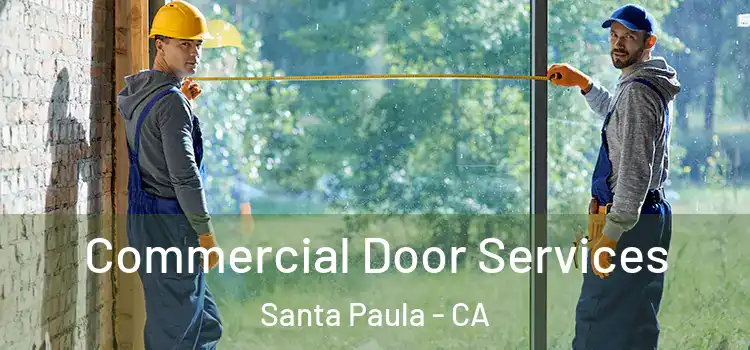 Commercial Door Services Santa Paula - CA