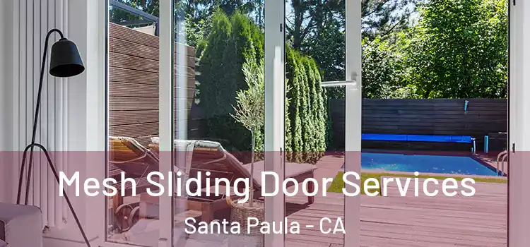 Mesh Sliding Door Services Santa Paula - CA